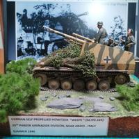 Diorama 1:35 obice semovente tedesco WESPE