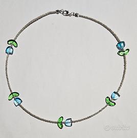 collana girocollo in vetro di Murano