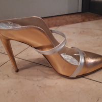 Sandali nuovi sabot con tacco a spillo Misura 39