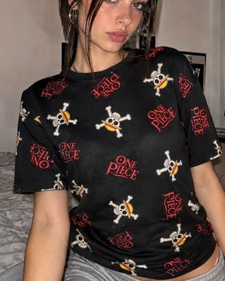 t-shirt One piece maglia Y2k anime manga 