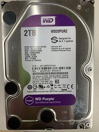HDD 2TB WD Purple WD20PURZ