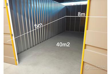 BOX 40mq (L8m x P5m x A2.7m)