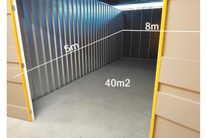 BOX 40mq (L8m x P5m x A2.7m)