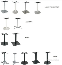 Piani tavoli per arredo giardino bar e pub