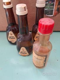lotto 4 pz mignon cordiale grappa Piave militare 