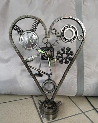 orologio artigianale con parti meccaniche Volkswag