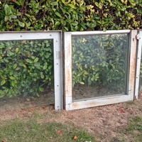 Cancello in ferro e vetro , stile Carlo Scarpa