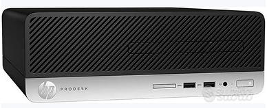 HP prodesk con monitor 24 philips i3 9100 m.2 512