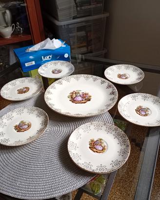 set piatti vintage antipasto & dessert 