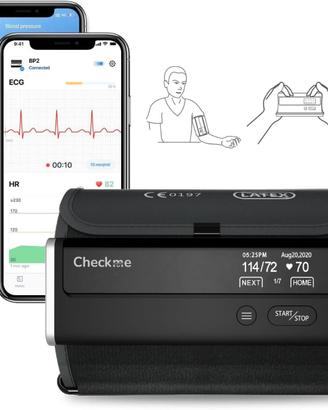 CheckMe Misuratore Pressione da Braccio con ECG