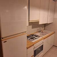 CUCINA USATA, bianca e noce