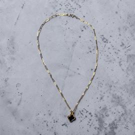 18k Gold Clover Necklace