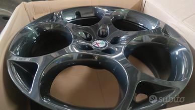 4 CERCHI LEGA ALFAROMEO STELVIO 21" ORIGINALI COD