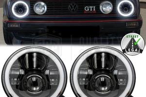 FARI Full LED per VOLKSWAGEN GOLF MK2 Angel Eyes