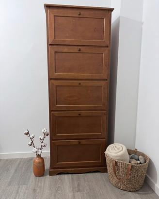 Scarpiera vero legno