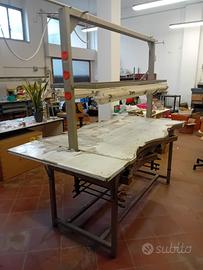 Banco orafo quattro posti in ferro