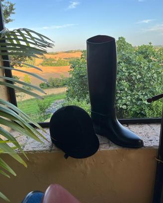 Stivali da cavallo stile inglese con cap
