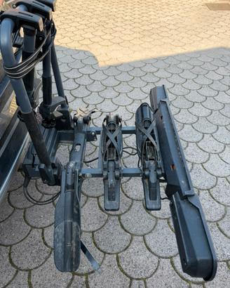 Portabici da gancio traino 3 bici