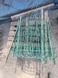 Rete con i paletti da 80 cm