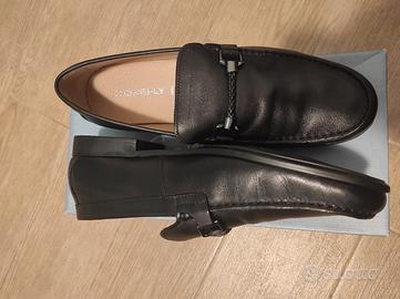 Stonefly mocassini neri da uomo n.42