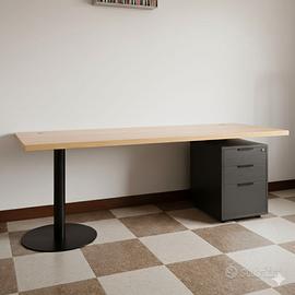 SCRIVANIA CON CASSETTIERA