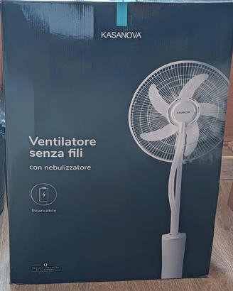 Ventilatore con nebulizzatore e telecomando