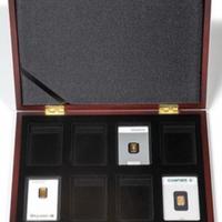 Astuccio Leuchtturm in legno x lingotti in blister