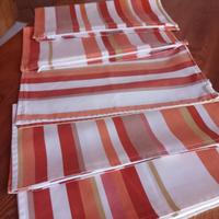 5 federe cuscini grandi da divano a righe colorate