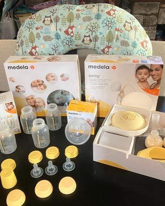 Tiralatte Medela Swing + accessori
