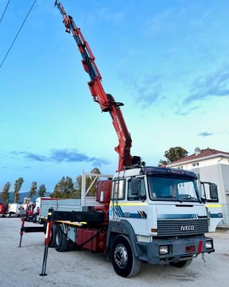 Iveco Turbotech 240-36 Cassone con gru