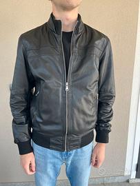 Giubbotto in vera pelle modello Bomber