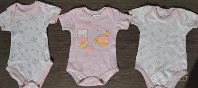 Set 3 Body Neonata taglia 1Mese come NUOVI