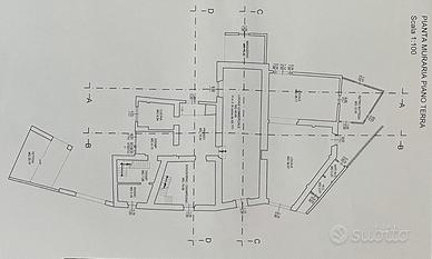 Edificio con terreno e carrabile