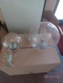 set lampade in vetro