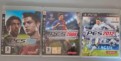PES 2008, 2009 e 2012 per PS3