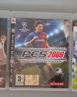 PES 2008, 2009 e 2012 per PS3