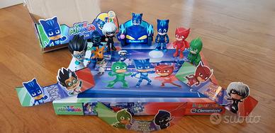 PJMASKS personaggi-borsa-puzzle-libro-carte memory