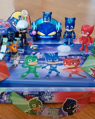 PJMASKS personaggi-borsa-puzzle-libro-carte memory