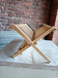 porta piatti in legno 