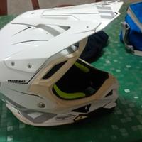 casco ufo diamond bianco giallo