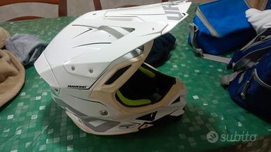 casco ufo diamond bianco giallo