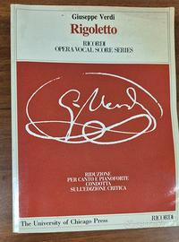 Spartito Rigoletto per canto e pianoforte bilingue