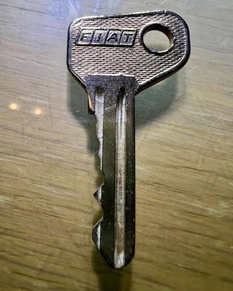Chiave Fiat vintage originale