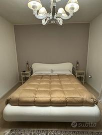 Letto matrimoniale in vera pelle - Dall’ Agnese