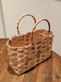 borsa in paglia da spiaggia