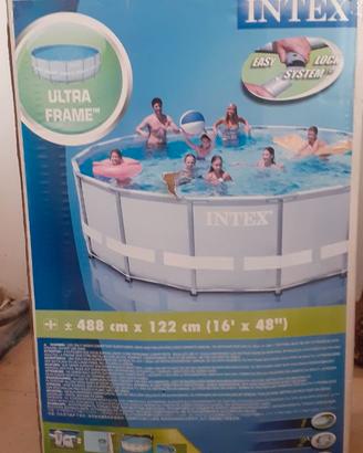 Piscina intex 5 metri di diametro, 1,22 metri di p
