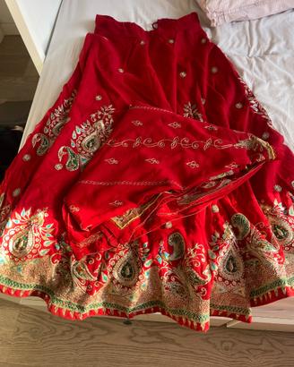 COMPLETO INDIANO LEHENGA – Gonna + Choli (top)