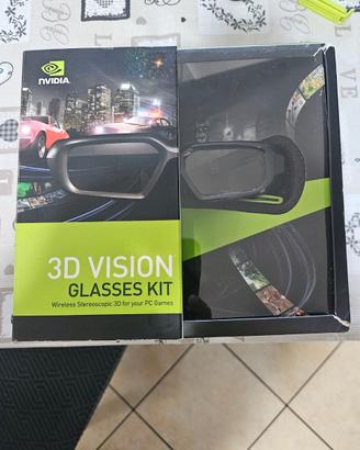 NVIDIA GeForce 3D Vision Kit  Glasses +IR