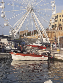 Barca a motore 25/40cv e motore 6cv di scorta