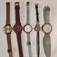 lotto 5 orologi da donna Stroili, D&G, Oui & Me,.